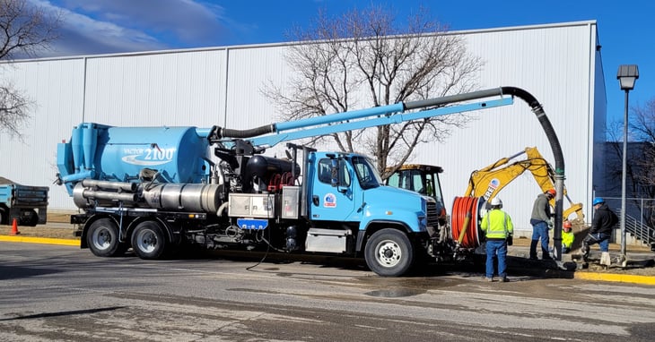 Vactor truck near MRL 03222022-1