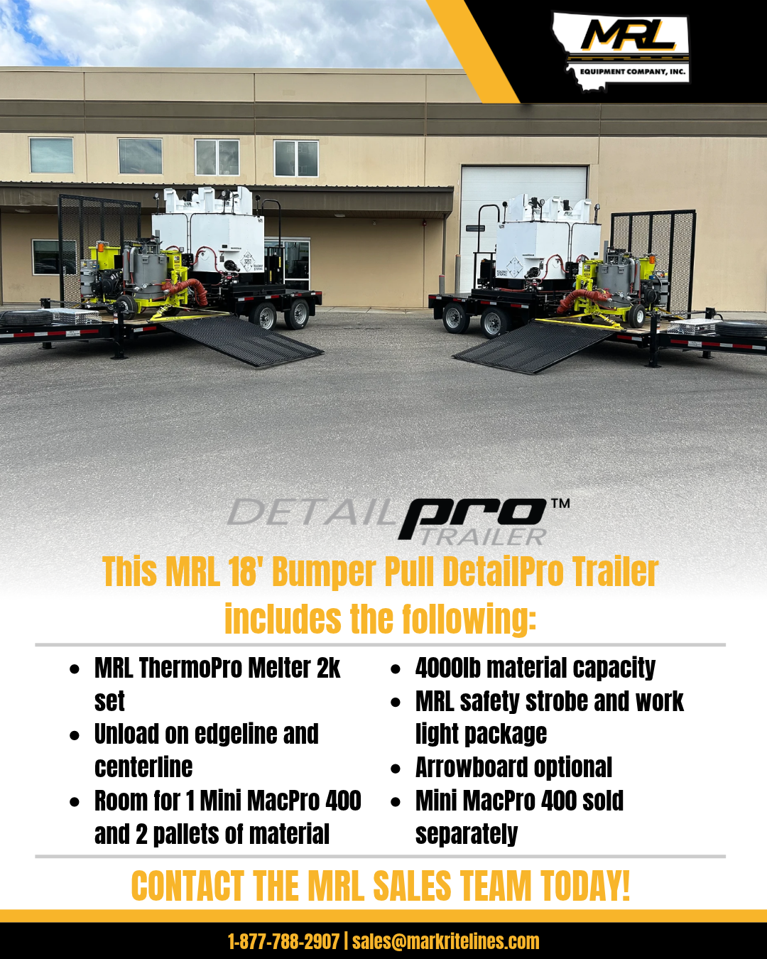 DetailPro Trailer - Bumper Pull
