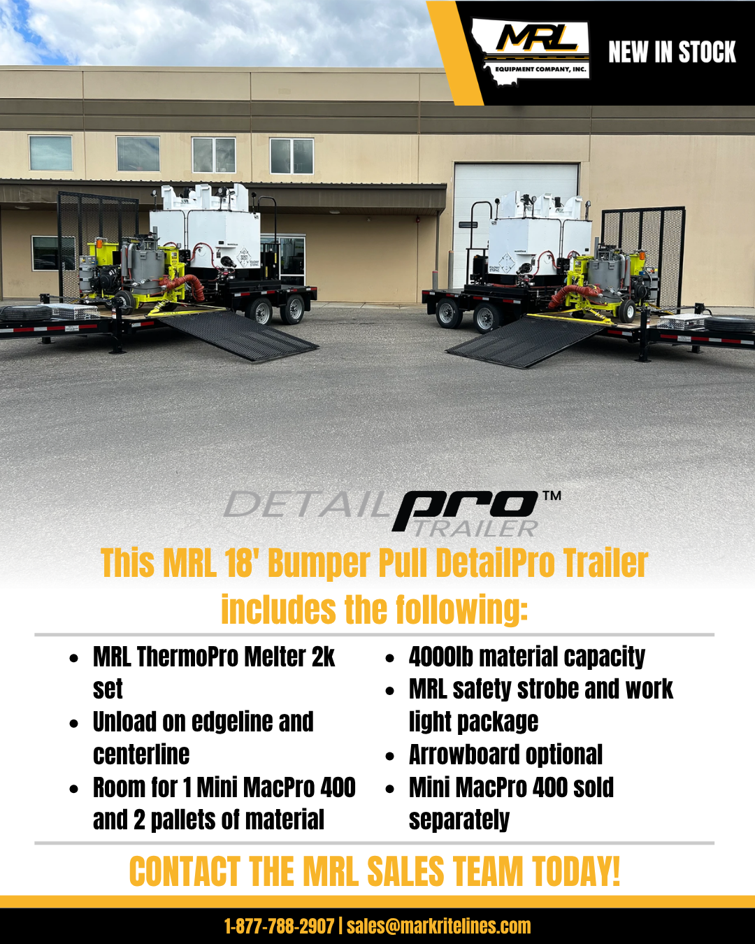 DetailPro Trailer - Bumper Pull